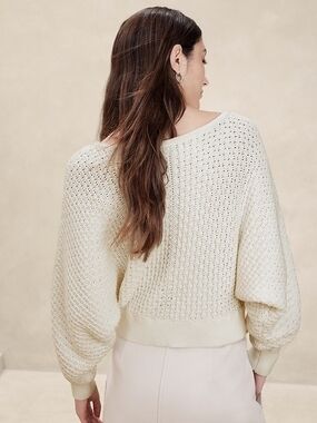 Banana Republic Chunky Knit Sweater - Cream
